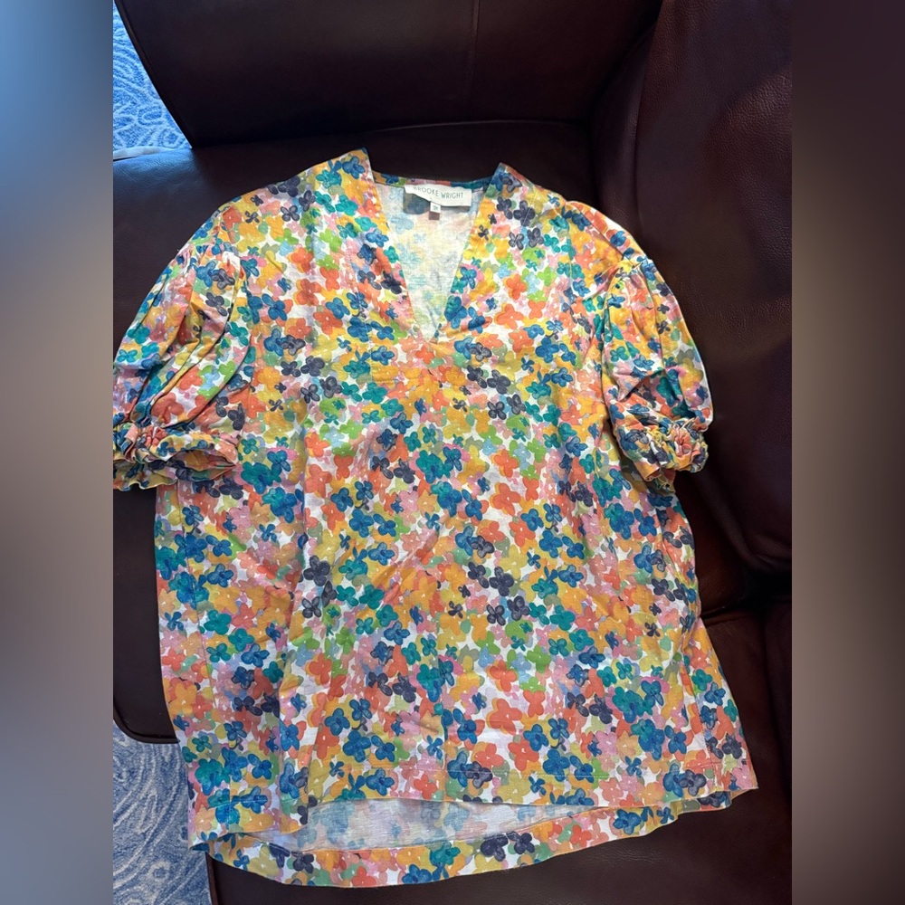 Brooke Wright Multicolor Floral Top